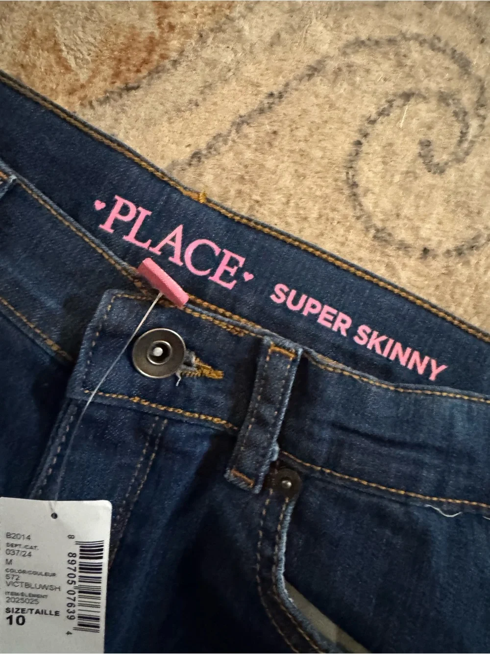 The Children's Place Dark Blue Stretch Skinny Jeans